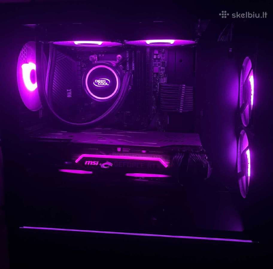 Žaidimų kompiuteris Msi Rtx 2080, Ryzen 5 3600 - nuotraukos Nr. 2