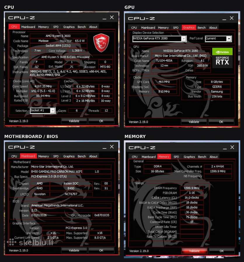 Žaidimų kompiuteris Msi Rtx 2080, Ryzen 5 3600 - nuotraukos Nr. 6