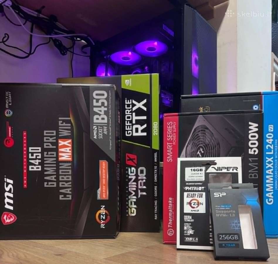 Žaidimų kompiuteris Msi Rtx 2080, Ryzen 5 3600 - nuotraukos Nr. 7