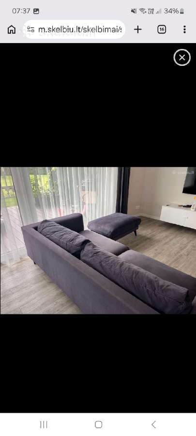 Sofa +pufas - nuotraukos Nr. 3