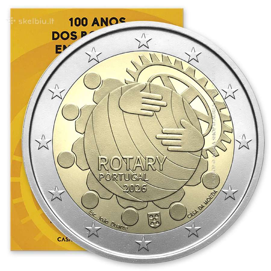 Portugalijos 2026 metų 2€ monetos! - nuotraukos Nr. 2