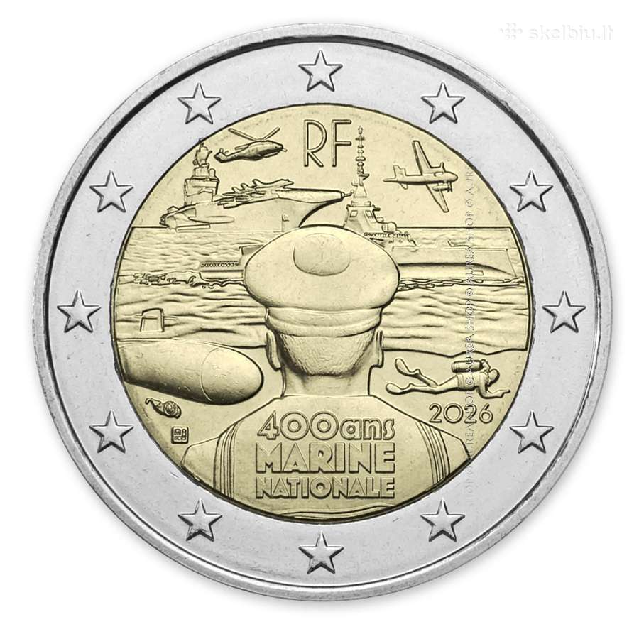 Naujos 2026 Prancūzijos 2€ monetos! - nuotraukos Nr. 3