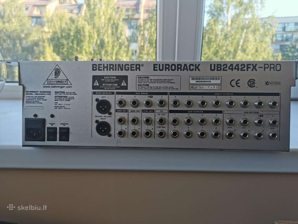 Behringer Eurorack Ub2442fx-pro - nuotraukos Nr. 2