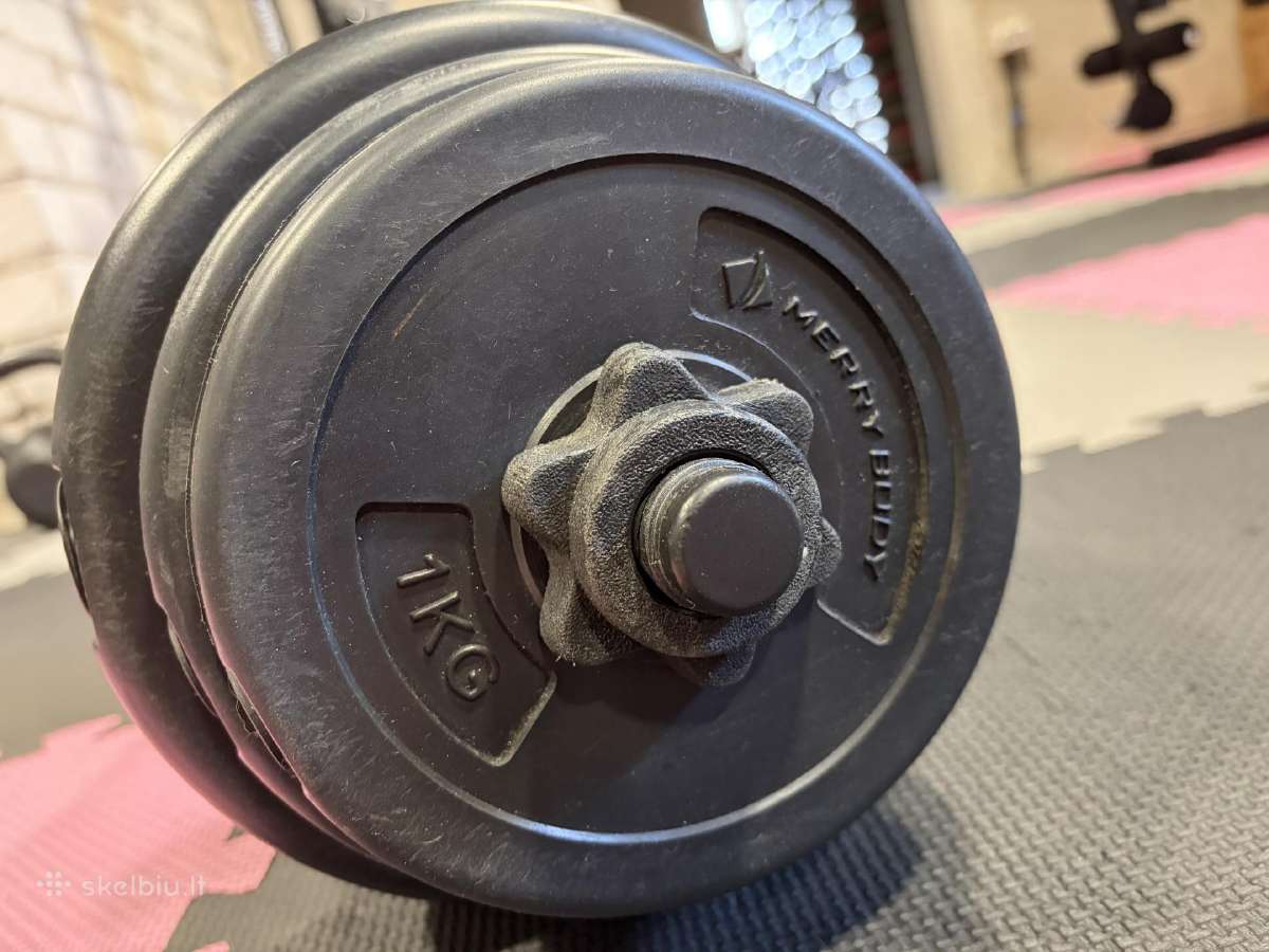 Surenkamas svarmuo hantelis 14,5 kg - nuotraukos Nr. 3
