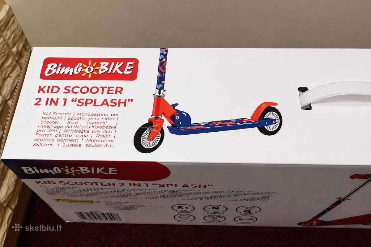 Bimbo Bike 2 in 1 vaikiškas paspirtukas - nuotraukos Nr. 2