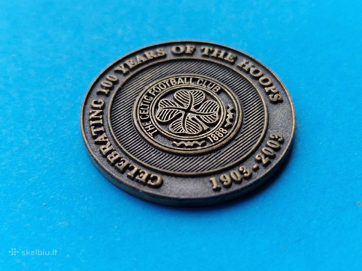Futbolo klubo Celtic žetonas - nuotraukos Nr. 5