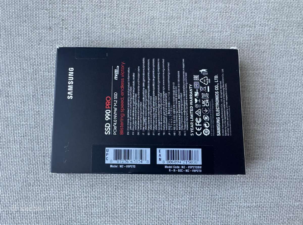 Samsung 990 Pro 2tb M.2 - nuotraukos Nr. 2