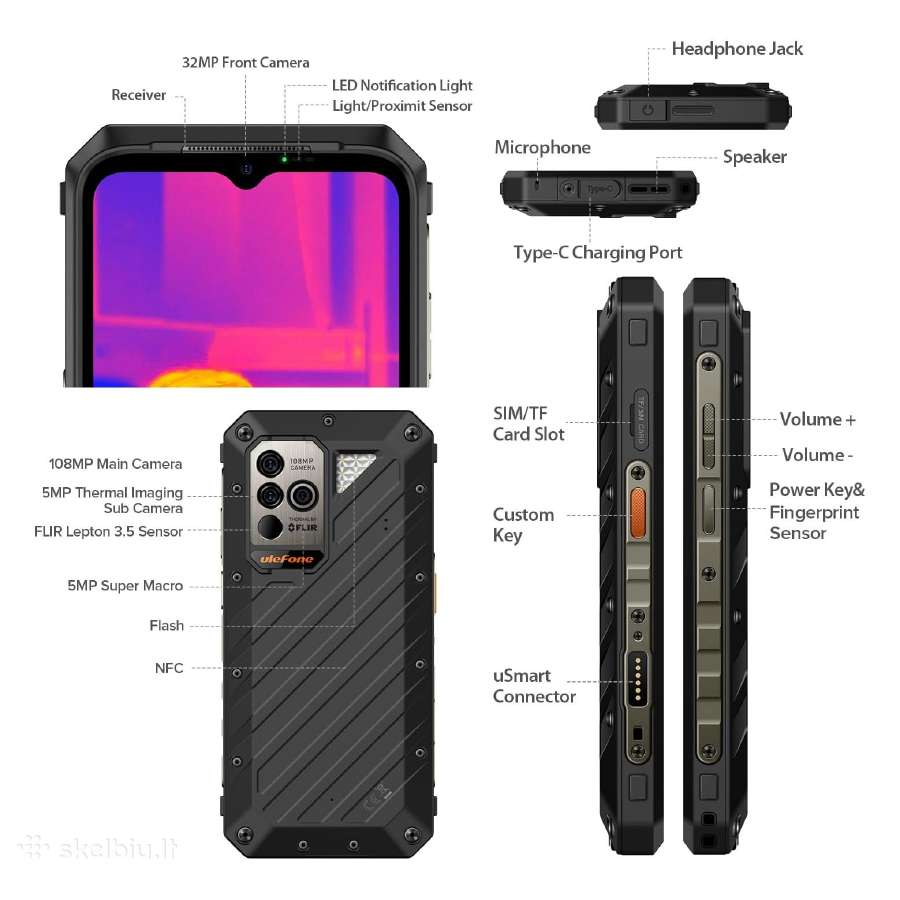Ulefone 18t ultra 512/12gb - nuotraukos Nr. 4