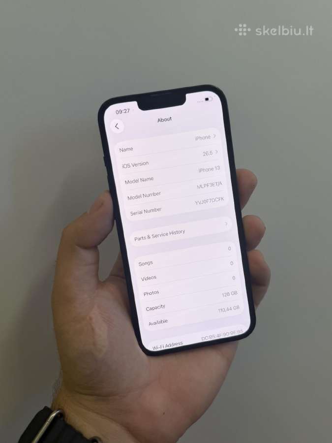 iPhone 13 128 - 100% - nuotraukos Nr. 4