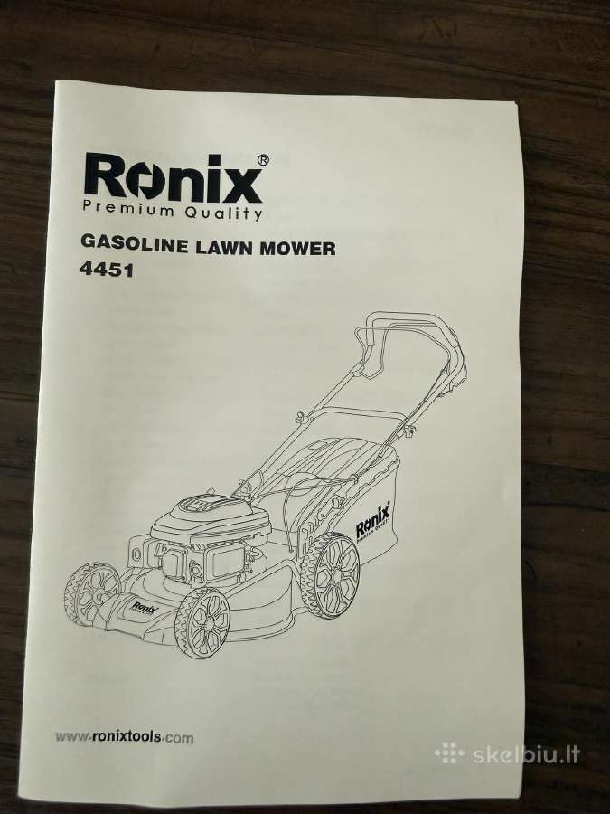 Benzininė vejapjovė Ronix 6.5hp - 510mm - nuotraukos Nr. 10