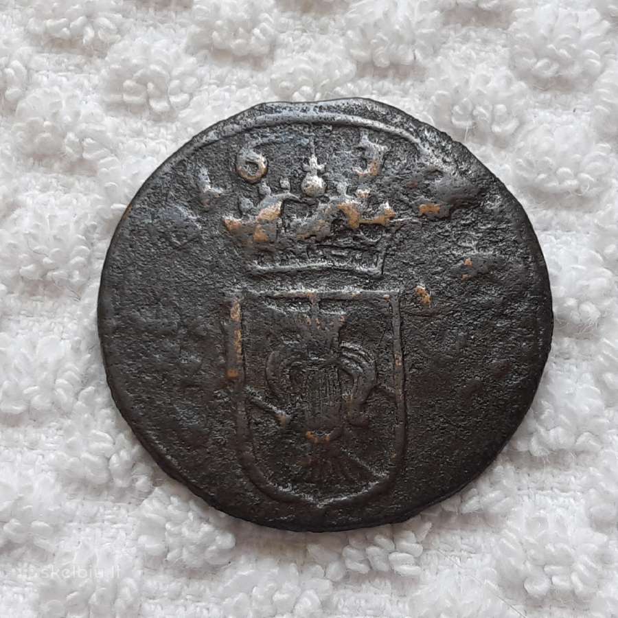 Švedija 1/4 erės 1635 - nuotraukos Nr. 2