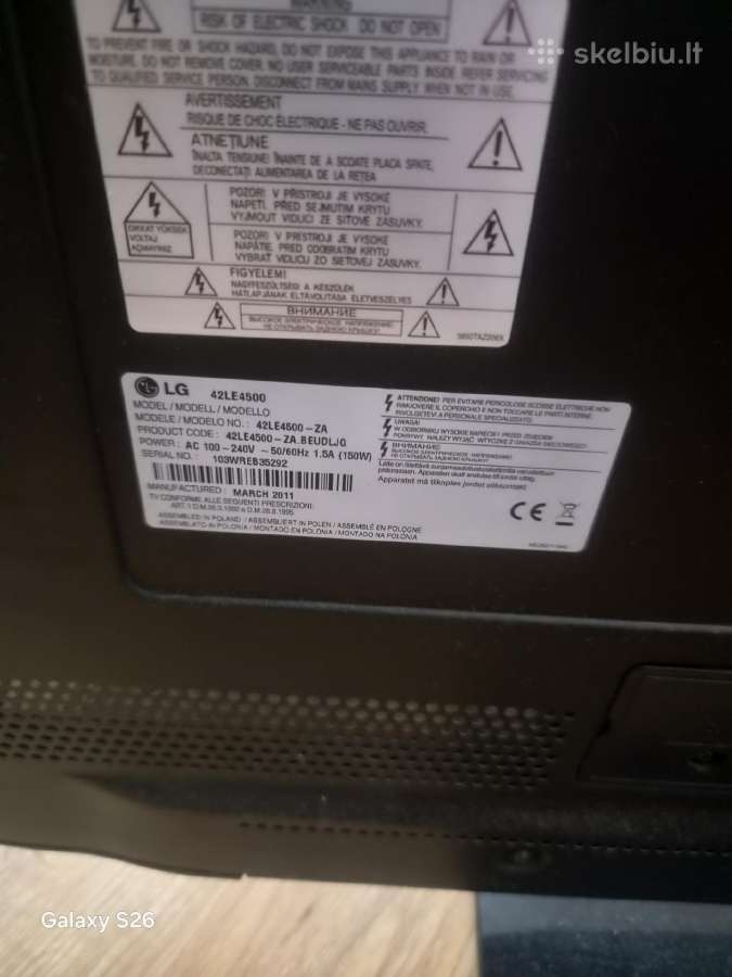LG TV su defektu - nuotraukos Nr. 7