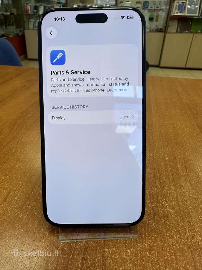 Apple iPhone 15 Pro 256 GB (naudotas) - nuotraukos Nr. 3