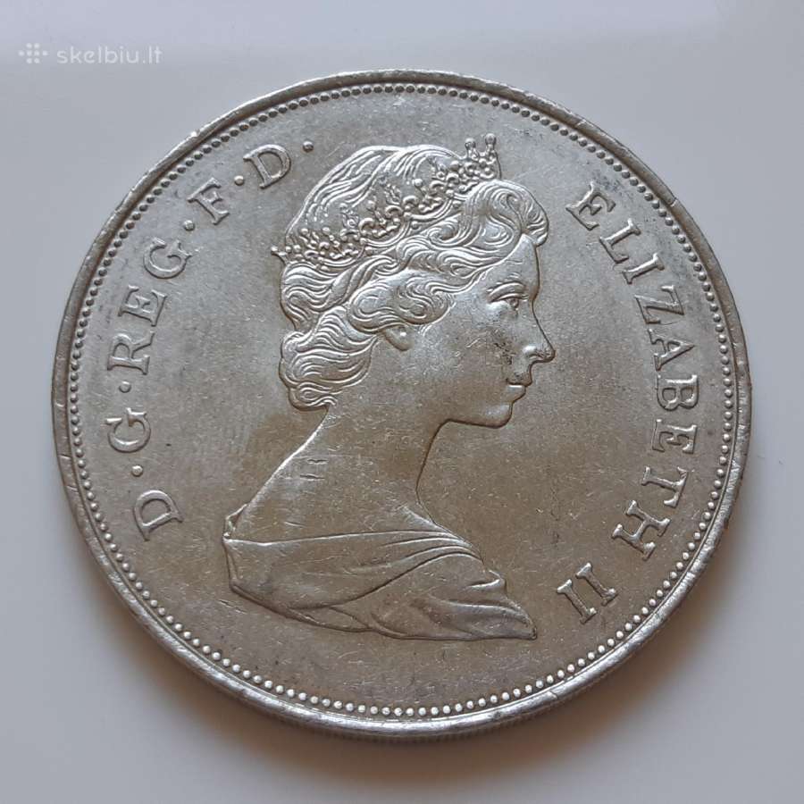 Didžioji Britanija 25 pensai 1980 - nuotraukos Nr. 2