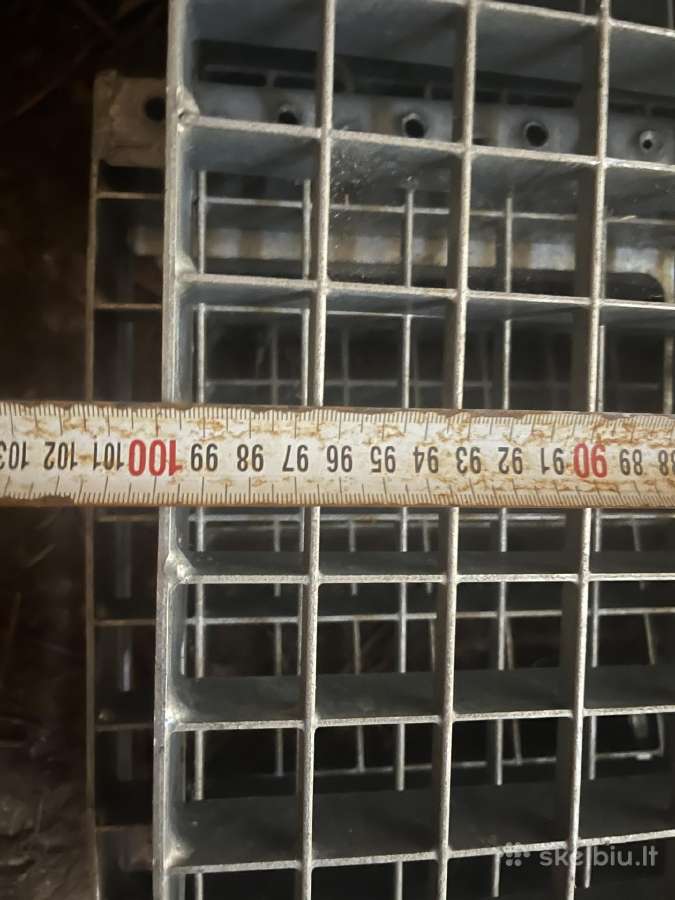 Metalines, cinkuotos pakopos , 6vnt - nuotraukos Nr. 3