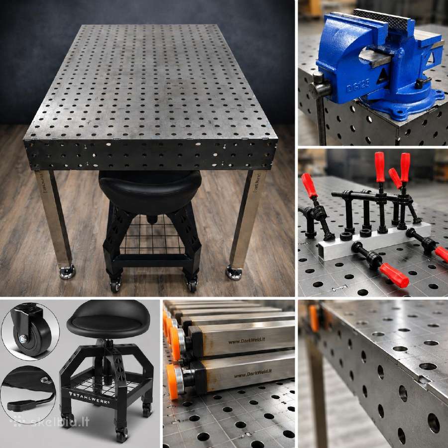 Suvirinimo stalo komplektas Darkweld Dw - 1200 - nuotraukos Nr. 5