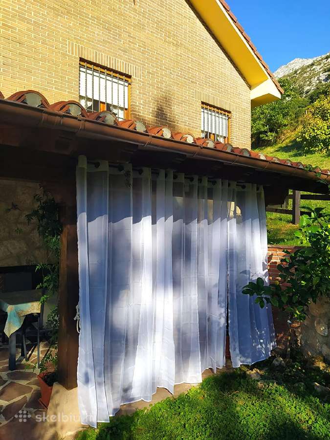 Užuolaidos terasai sodo skaidrios 274 x254 - nuotraukos Nr. 3