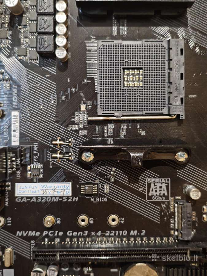 Am4 A320 + Samsung 860 EVO 256gb SSD - nuotraukos Nr. 2