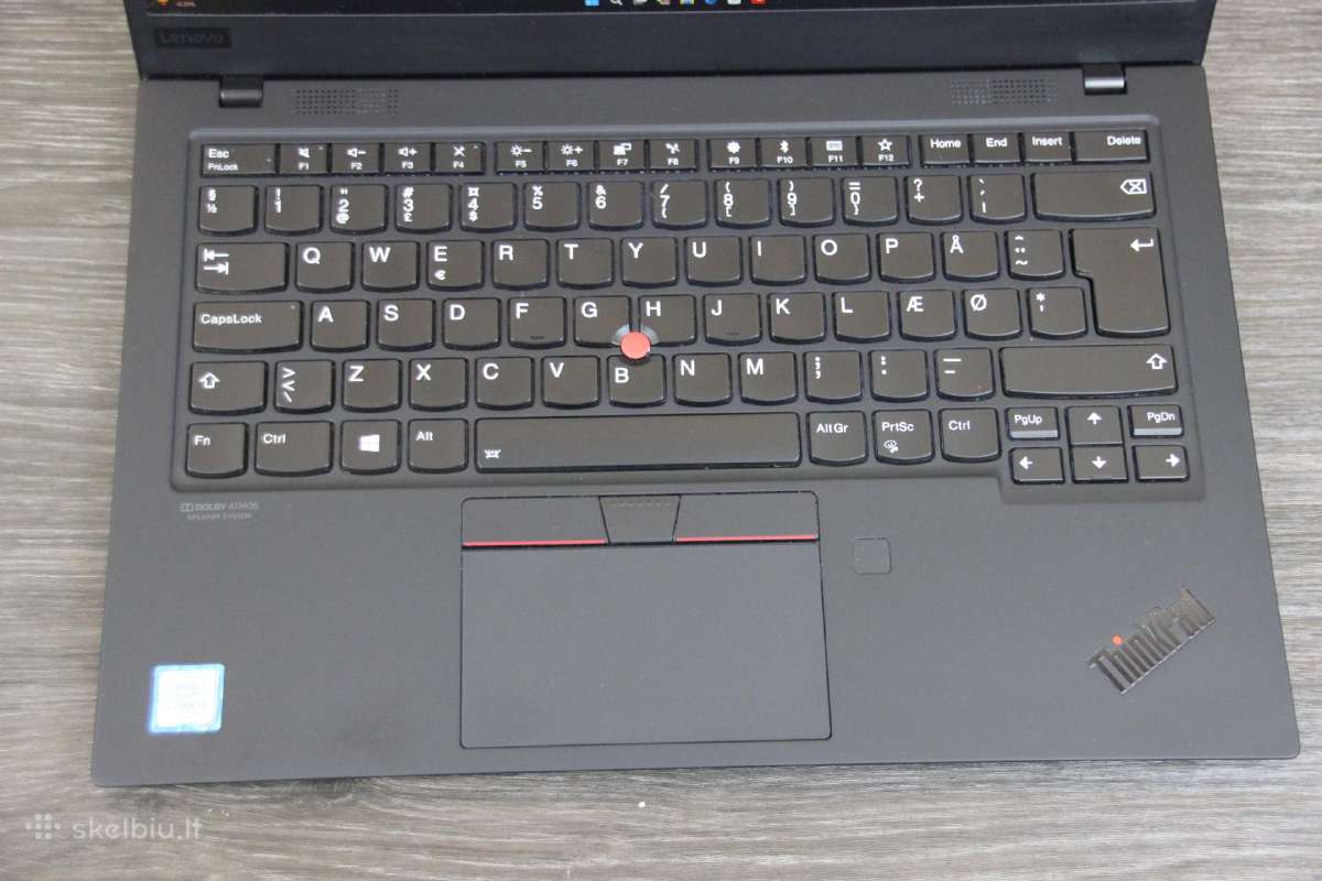 Lenovo carbon x1 7th fhd sviec. klaviatura SSD - nuotraukos Nr. 2