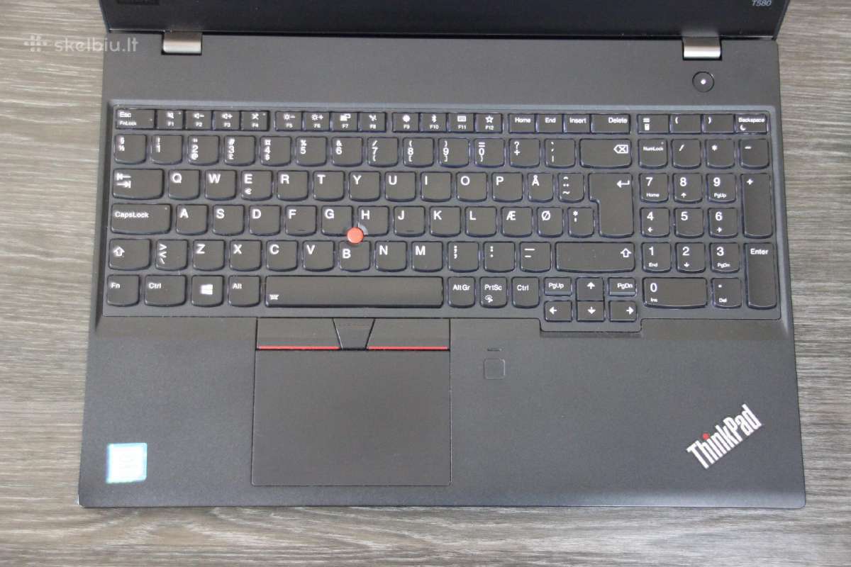 Lenovo T580 i5 16/32gb 256 nvme fullhd sviec. klav - nuotraukos Nr. 2