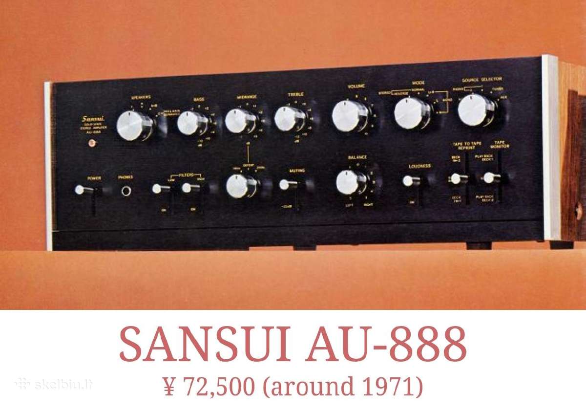 Sansui Au-888 stiprintuvas - nuotraukos Nr. 2