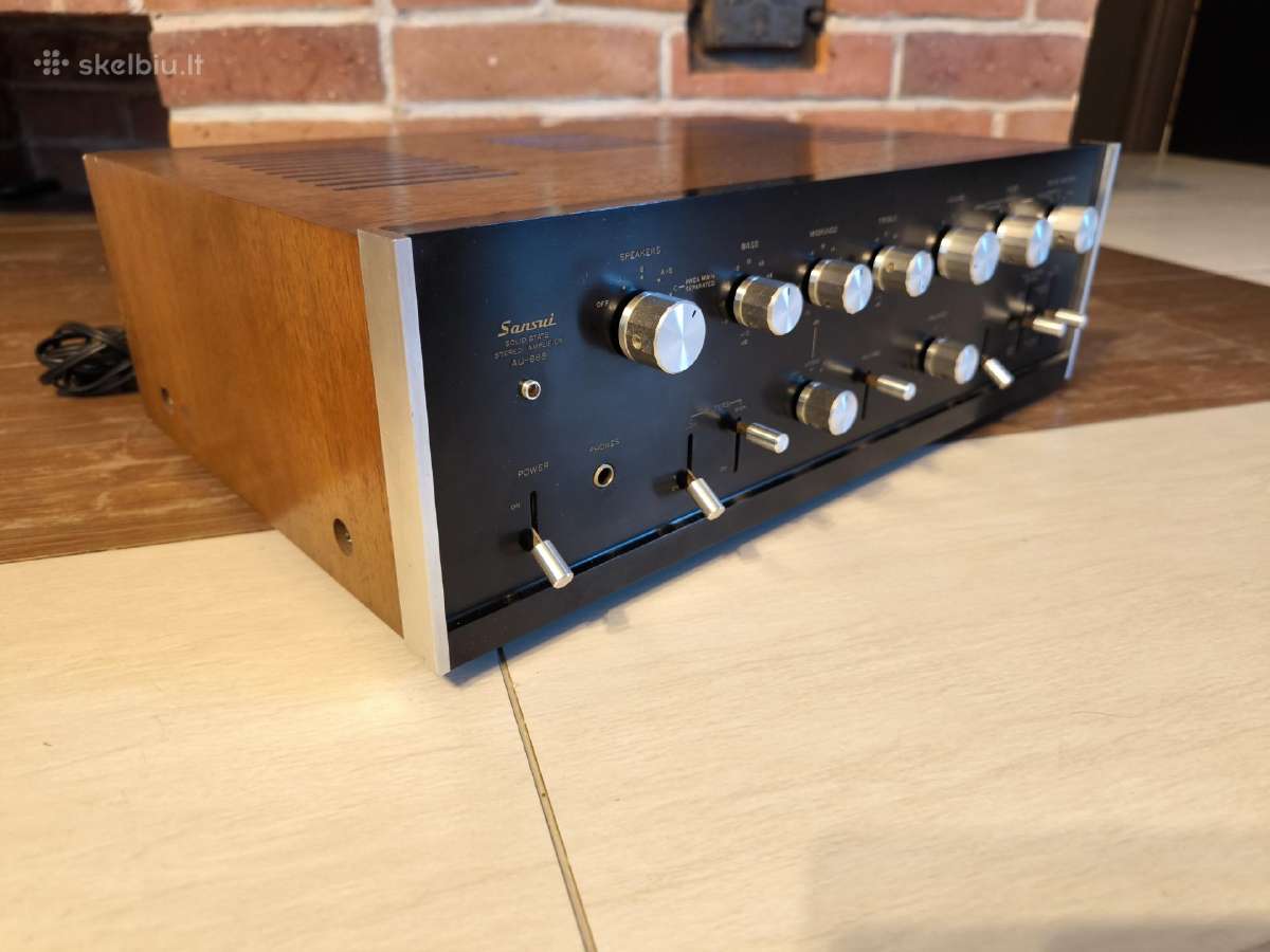 Sansui Au-888 stiprintuvas - nuotraukos Nr. 3