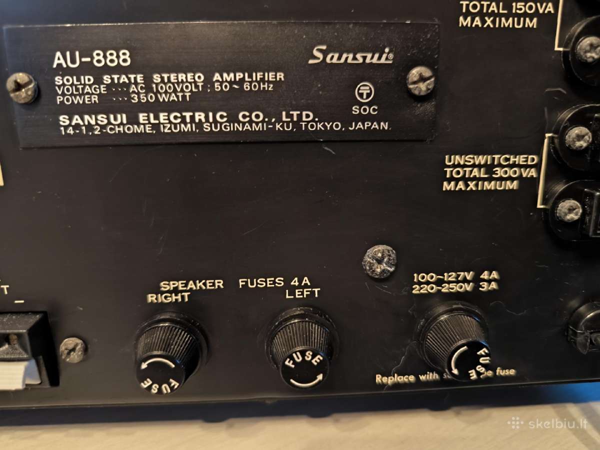 Sansui Au-888 stiprintuvas - nuotraukos Nr. 8
