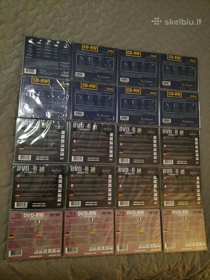 CD-r CD-rw Dvd diskai nauji - nuotraukos Nr. 4