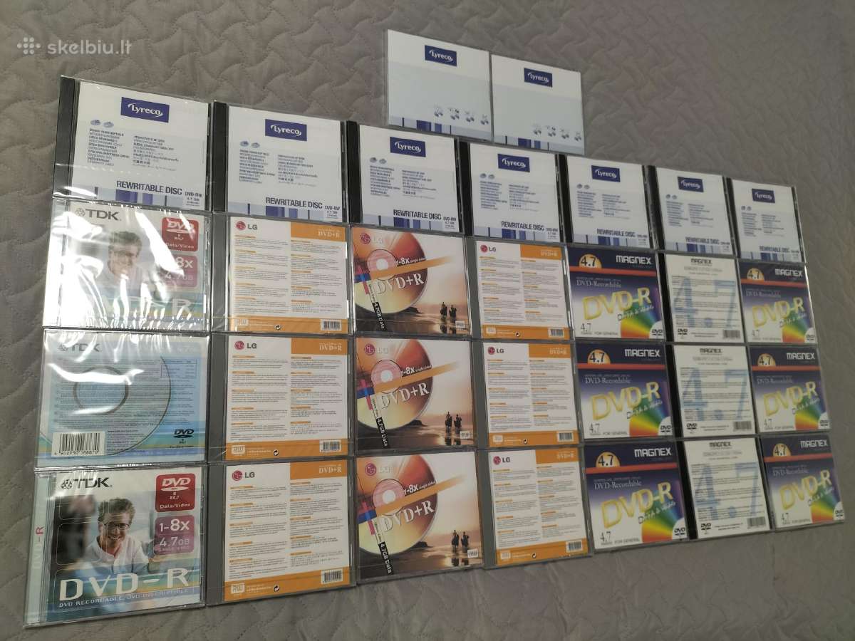 CD-r CD-rw Dvd diskai nauji - nuotraukos Nr. 5