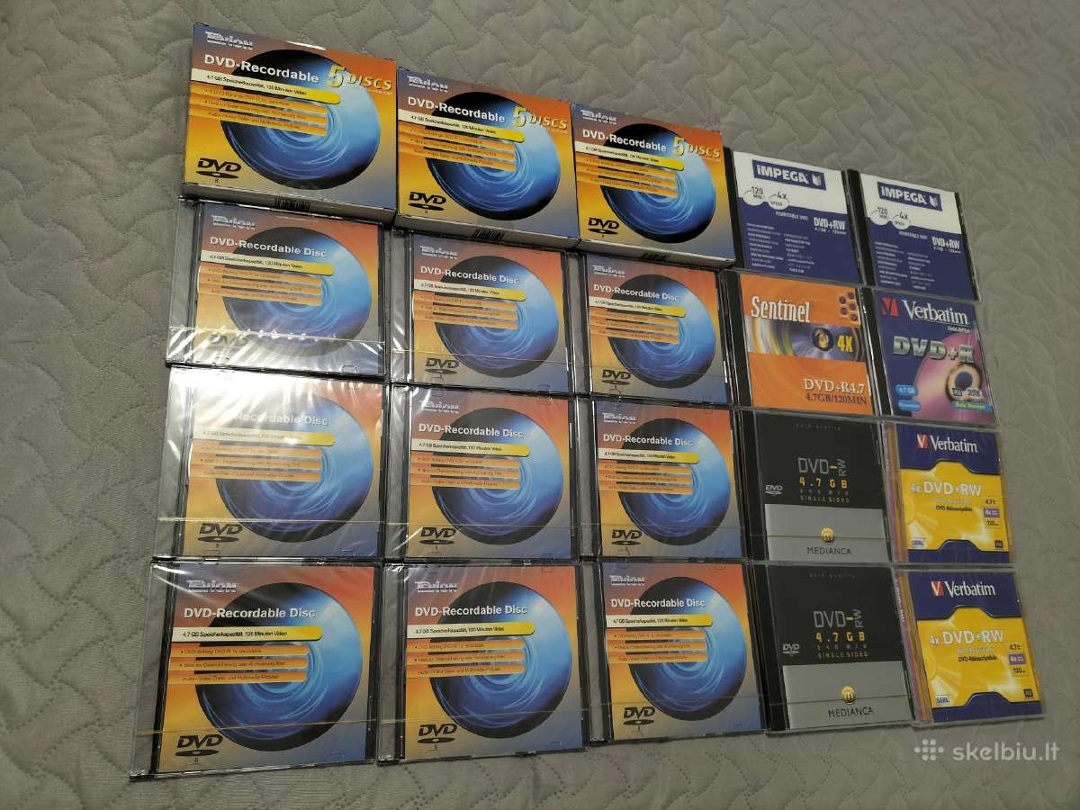 CD-r CD-rw Dvd diskai nauji - nuotraukos Nr. 6