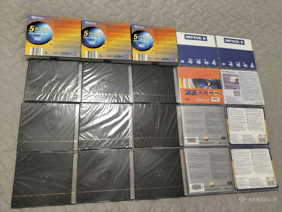 CD-r CD-rw Dvd diskai nauji - nuotraukos Nr. 7