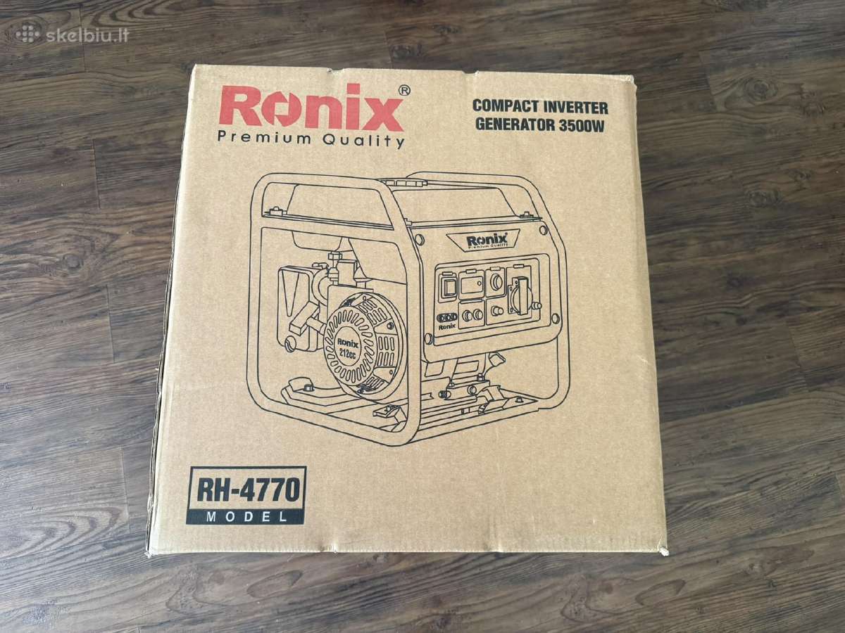 Inverterinis generatorius Ronix 3500 W - nuotraukos Nr. 5