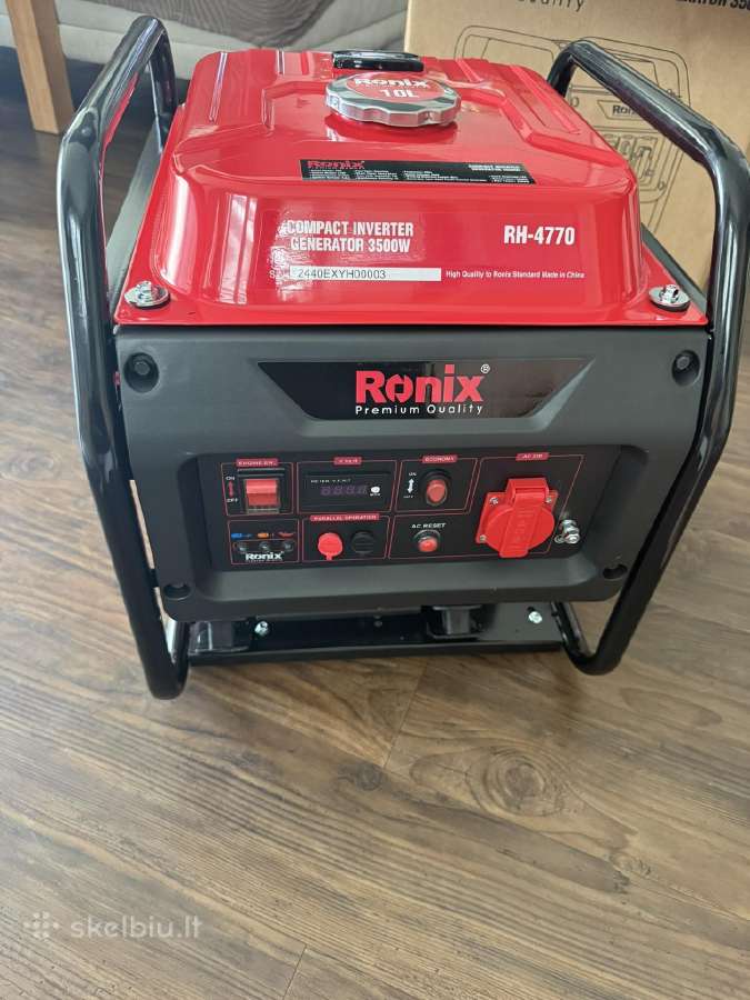 Inverterinis generatorius Ronix 3500 W - nuotraukos Nr. 2