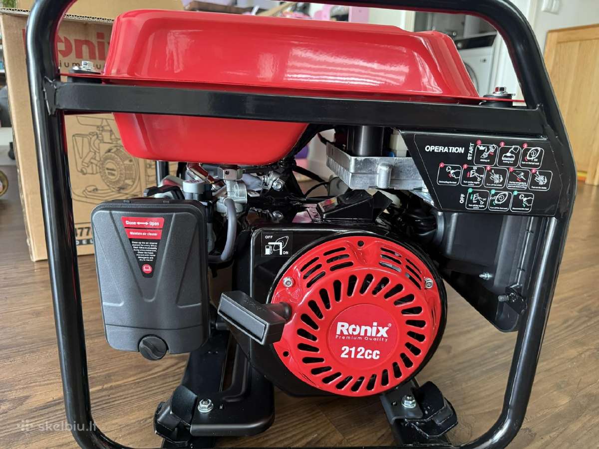 Inverterinis generatorius Ronix 3500 W - nuotraukos Nr. 20