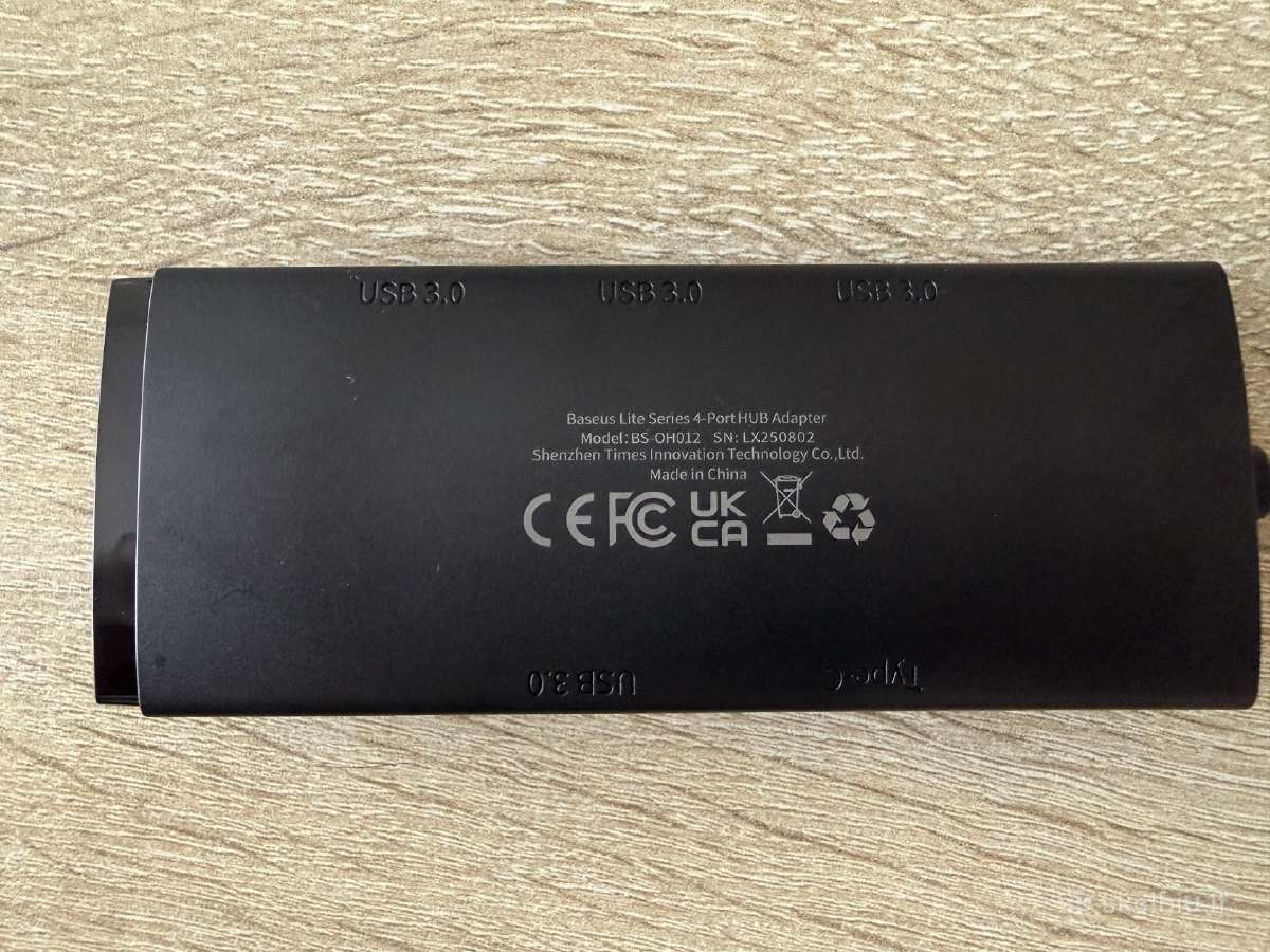 Usb šakotuvas Baseus Usb-a 4 (usb3.0) - nuotraukos Nr. 2