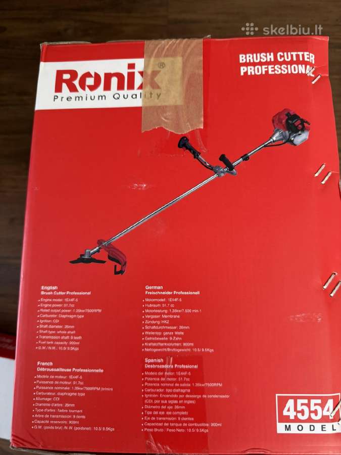 Benzininė žoliapjovė Ronix - nuotraukos Nr. 3