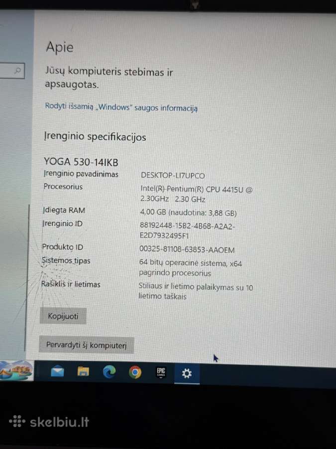 Lenovo Yoga 530-14ikb - nuotraukos Nr. 8