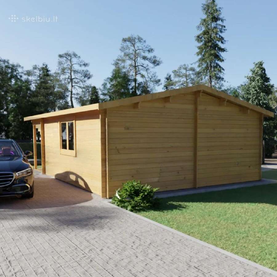 32m2 vasarnamis su terasa ir stogine tik 5300! - nuotraukos Nr. 3