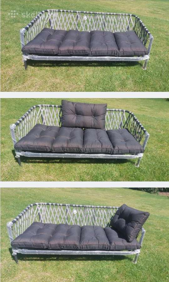 Lauko sofa. Lauko dvisėdis. Du modeliai - nuotraukos Nr. 3
