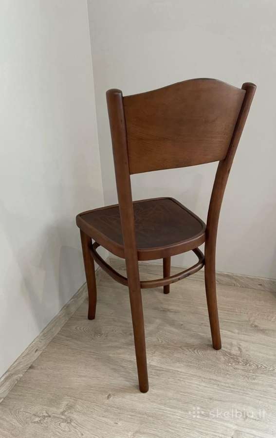 Antikvarinė restauruota buko medienos kėdė Thonet - nuotraukos Nr. 3