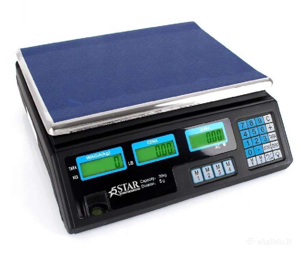 Elektroninės Svarstyklės 40kg - nuotraukos Nr. 3