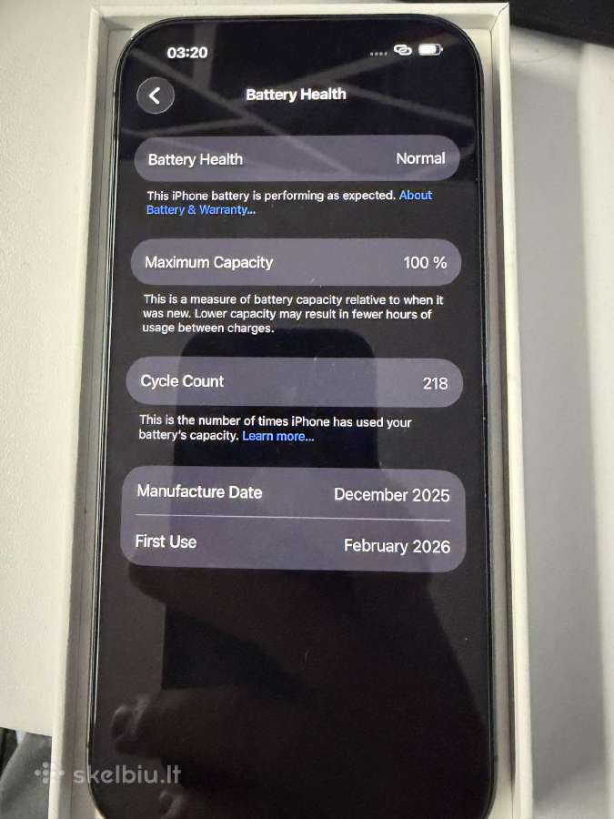 iPhone 17 256gb - nuotraukos Nr. 3
