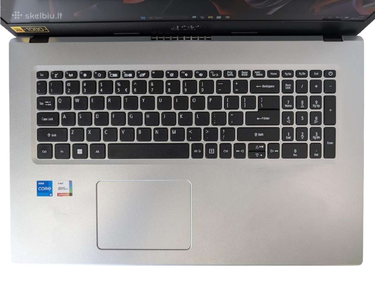 Acer Aspire 3 – Intel i5-1135g7 16gb RAM / 512gb - nuotraukos Nr. 3