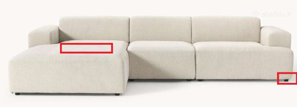 Kampinė sofa Melva kairinė (7646) - nuotraukos Nr. 2