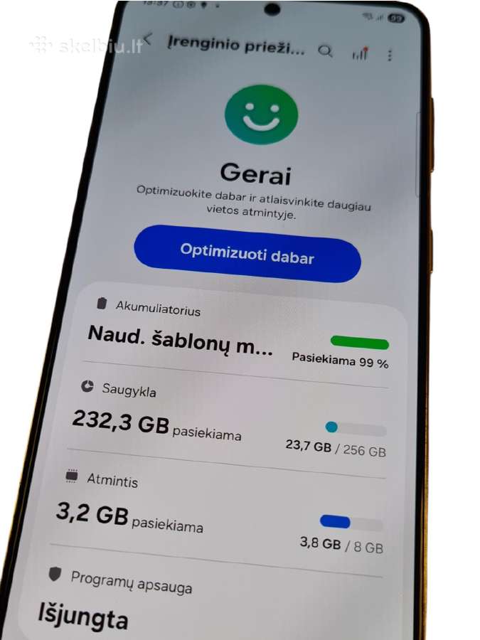 Samsung Galaxy S21 5G 256gb + 3 mėn. garantija - nuotraukos Nr. 6