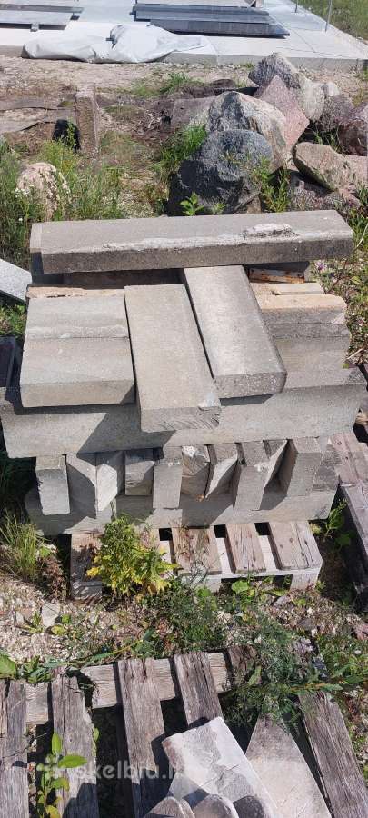Betoninės naudotos šaligatvio trinkelės - nuotraukos Nr. 3