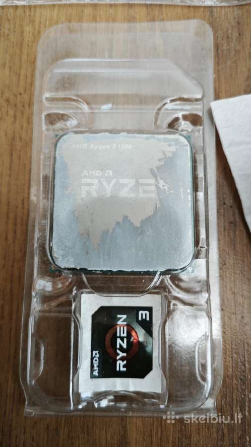 Amd Ryzen 3 1200 Box pilnas komplektas (Siunčiu) - nuotraukos Nr. 3