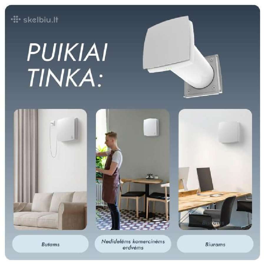 Mini rekuperatoriai - Geriausia kaina - Nauji - nuotraukos Nr. 8