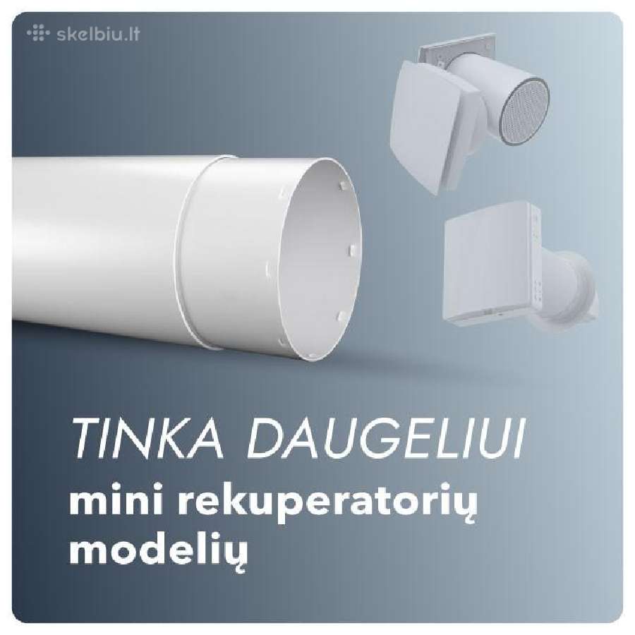 Mini rekuperatoriai - Geriausia kaina - Nauji - nuotraukos Nr. 16