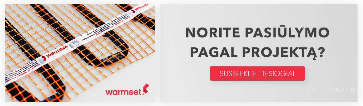 Elektriniai grindų, sienų šildymo kilimėliai - nuotraukos Nr. 8